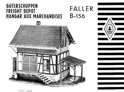 Faller H0 Güterschuppen B-156