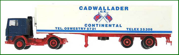 Herpa H0 LKW Sattelzug - Cadwallader