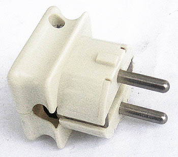 Schuko-Stecker - weiß